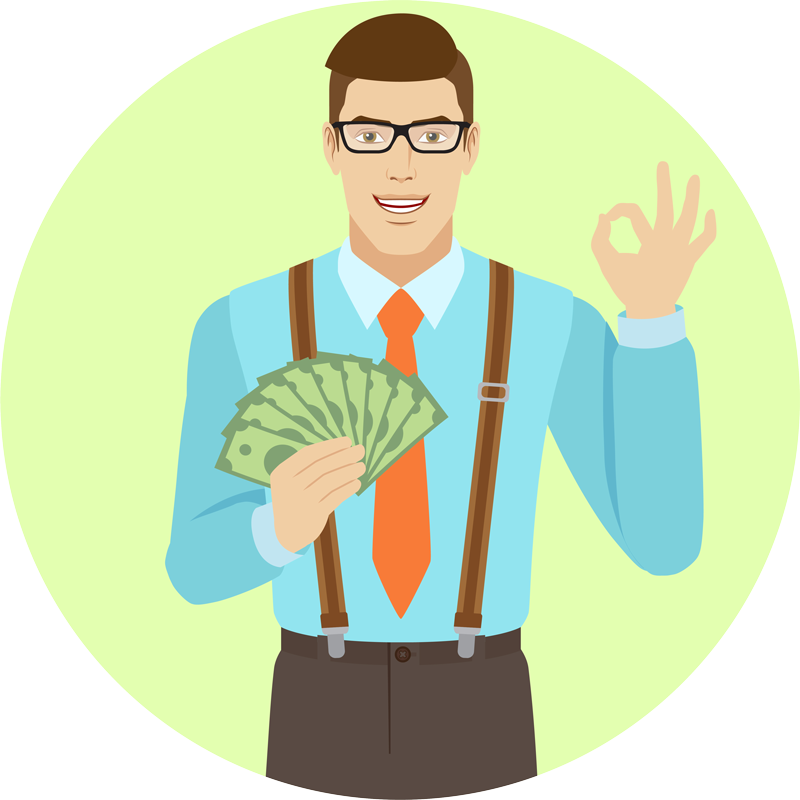Financial advisor investing in bond funds.